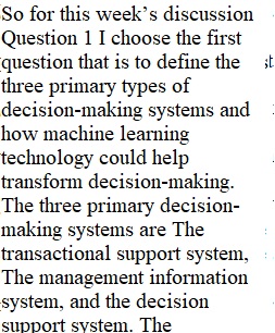 Week 2 Discussion question 1